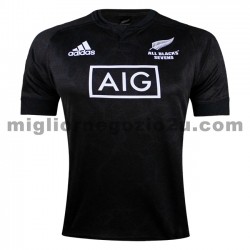 Maglia Nuova Zelanda Rugby 7S Casa Divisa 2020-2021 Manica Corta