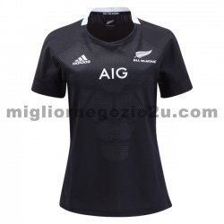 Maglia Nuova Zelanda Rugby Donna Casa Divisa 2020-2021 Manica Corta