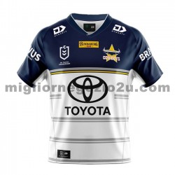 Maglia North Queensland Cowboys Rugby Trasferta Divisa 2021 Manica Corta