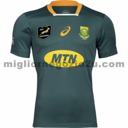 Maglia Sudafrica Rugby Casa Divisa 2021 Manica Corta