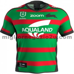 Maglia South Sydney Rabbitohs Rugby Casa Divisa 2020 Manica Corta