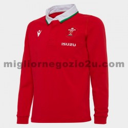 Maglia Galles Rugby Classic Casa Divisa 2020-2021 Manica Lunga