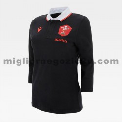 Maglia Galles Rugby Classic Donna Trasferta Divisa 2020-2021 Manica Lunga